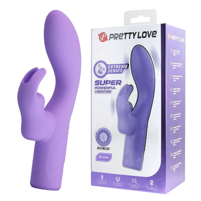 Wibrator Króliczek Elivia 10-function G-spot Vibrator 01 Pretty Love do Punktu G | 100% ORYGINAŁ| DYSKRETNA PRZESYŁKA